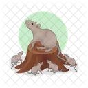 Raton Ratones Animal Icono