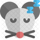 Ratón durmiendo  Icono