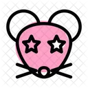 Estrella Del Raton Golpeada Icono