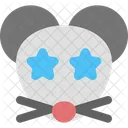 Estrella Del Raton Golpeada Icono