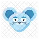 Raton Infeliz Raton Triste Emoji Icono