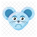 Raton Infeliz Raton Triste Emoji Icono