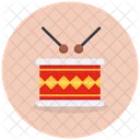 Rattle And Drum Drum Musical Instrument Icon