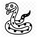 Rattle Snake Serpent Reptile Icon
