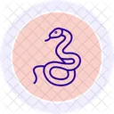 Rattlesnake Reptile Scaly Icon