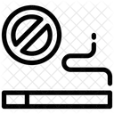Rauchen Verboten Keine Zigaretten Zigarettenbeschrankung Symbol