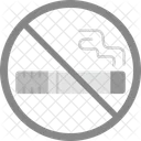 Rauchen Verboten Zigaretten Verboten Symbol