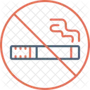 Rauchen Verboten Zigaretten Verboten Symbol