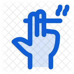 Rauchende Hand  Symbol