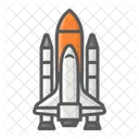 Weltraum Shuttle Rakete Symbol