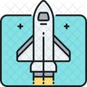 Raumfahre Fliegender Jet Jet Symbol