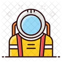 Raumfahrer Kosmonaut Weltraumforscher Icon