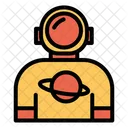 Saturn Mensch Astronaut Symbol