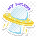 Raumschiff  Symbol