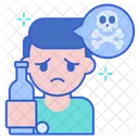 Rausch Suchtiger Sucht Icon