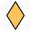 Diamant Raute Form Icon