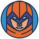 Ravan Headshot Devil Villain Icon