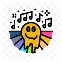 Rave Musik Retro Symbol