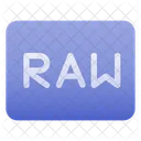 Raw Raw File Unedited Icon