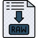 Raw File Document Icon