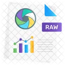 Raw Data Data File Business Document Icon