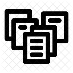 Raw data Icon - Download in Line Style
