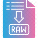 Raw File Format File File Format Icon