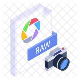 Raw Format  Icon