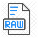 Raw raw image format  Icon
