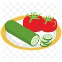 Raw Vegetables Vector  Icon