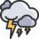 Relampago Trueno Nube Icon