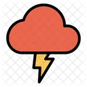 Nube Relampago Clima Icon