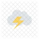 Rayo Tormenta Rayo Icono