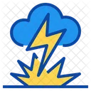 Rayo Relampago Nube Icono