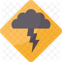 Relampago Tormenta Signo Icon