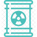 Radiations Dechets Pollution Icône