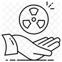 Atomique Dangereux Radioactivite Icône