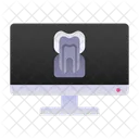Rayos X Diente Computadora Icon
