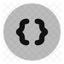Rd Brecket Circle Icon