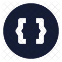 Rd Brecket Circle Icon