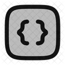 Rd Brecket Square Icon