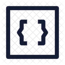 Rd Brecket Square Icon