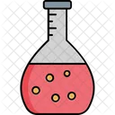 Reacao Quimica Reacao Medicamentosa Frascos De Laboratorio Ícone