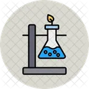 Reaccion Quimica Analisis Experimento Icono