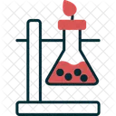 Reaccion Quimica Analisis Experimento Icono