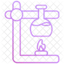 Reaccion Quimica Quimica Aparatos De Laboratorio Icono