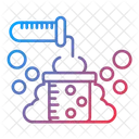 Quimica Aparatos De Laboratorio Experimento Icono
