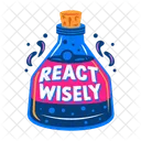 React Wisely Chemical Bottle Icon