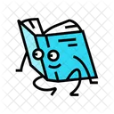 Library Book Character Icon