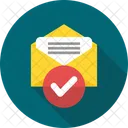 Read Mail Check Check Mail Icon